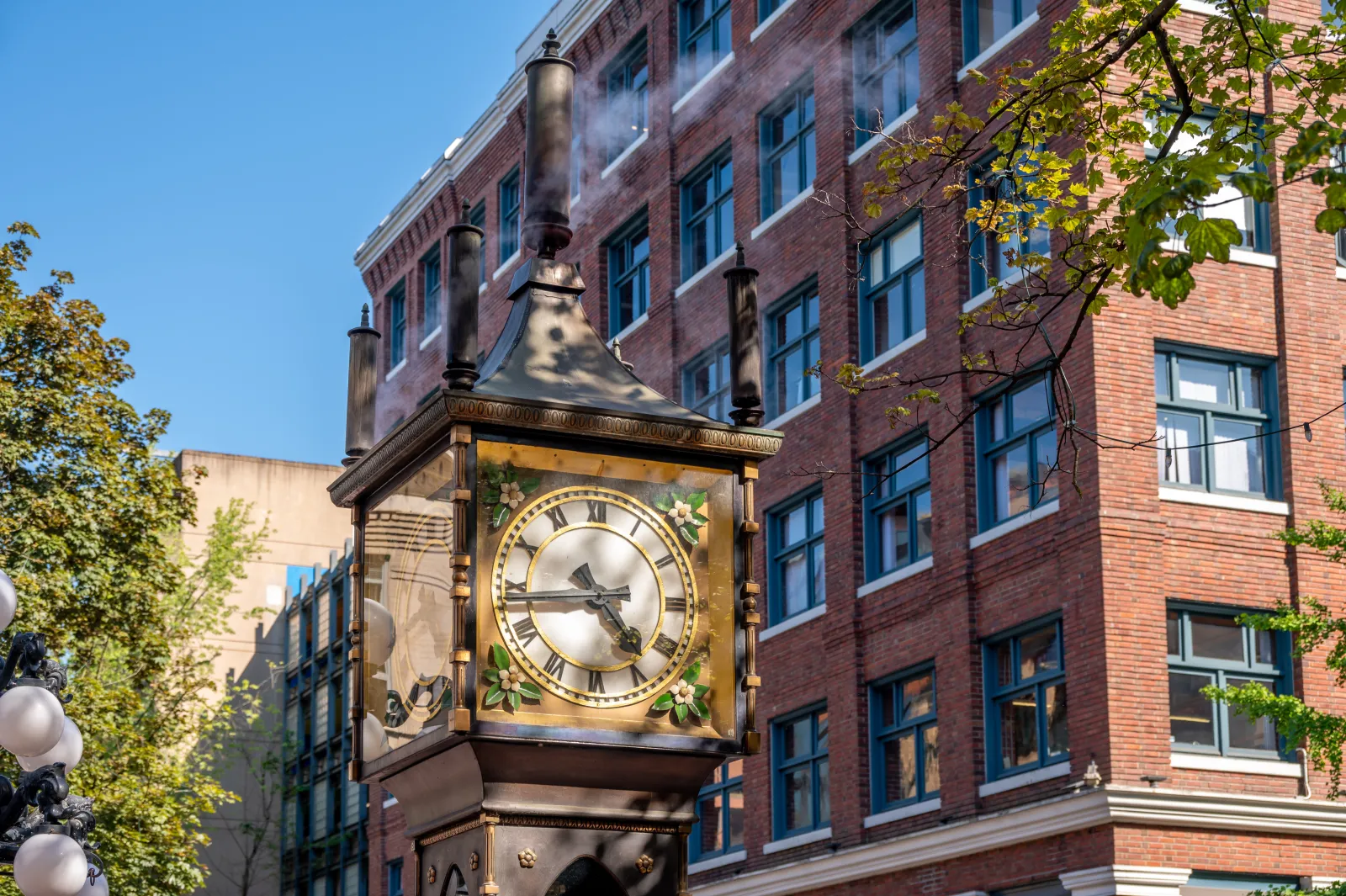 The steam clock in Gastown, Vancouver